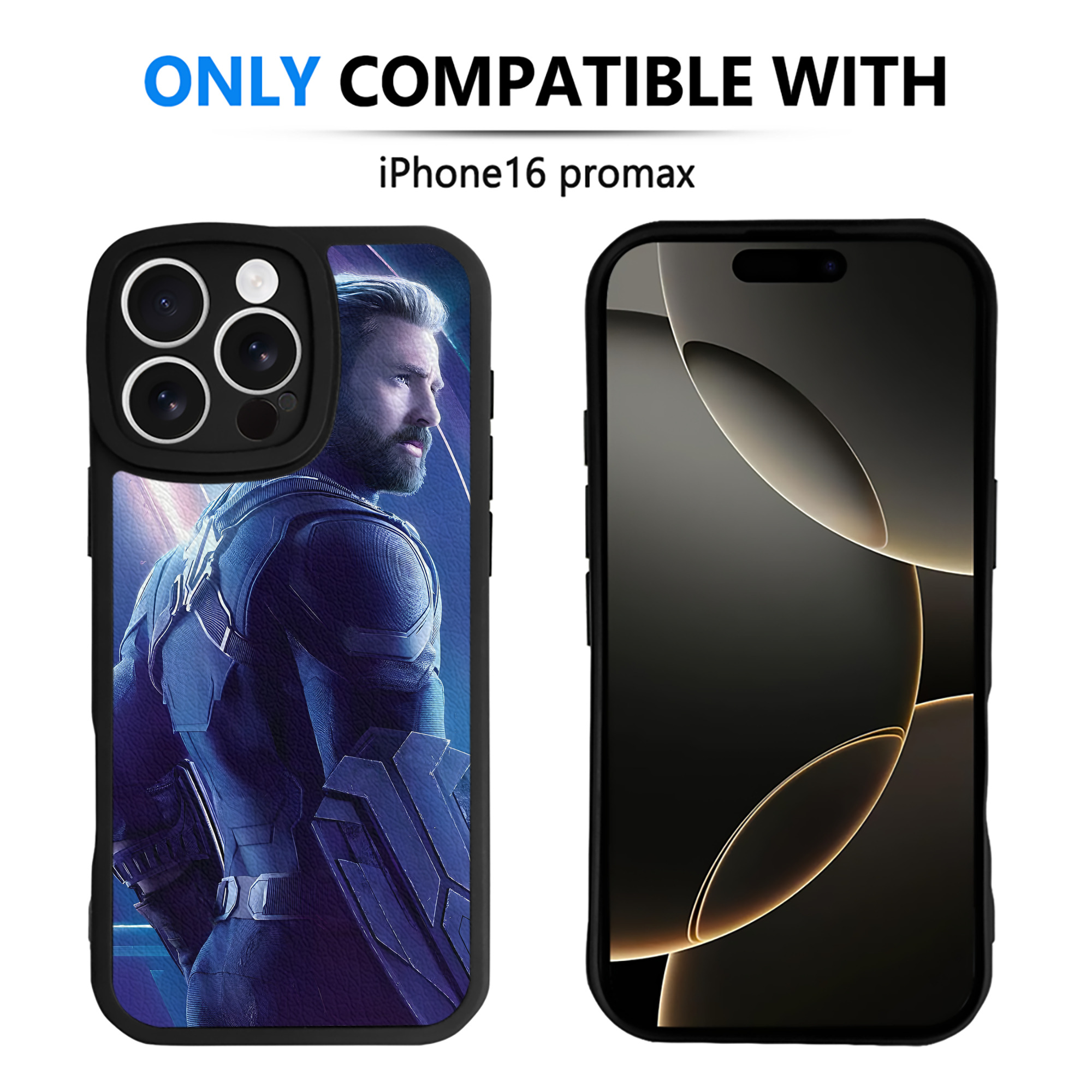 （画像用） アベンジャーズ The Avengers 【iPhone 16シリーズ対応】シリコンスマホケース（レザー調） 材質：シリコン